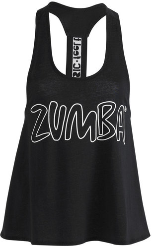 Zumba Party On Loose Racerback - Black