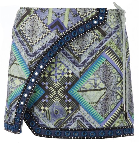 Matthew Williamson embroidered mini skirt