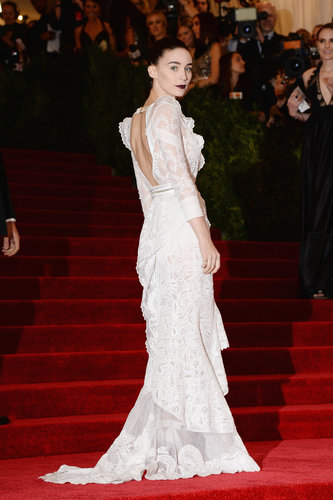 Rooney Mara at the Met Gala 2013.
Rooney Mara at the Met Gala 2013.