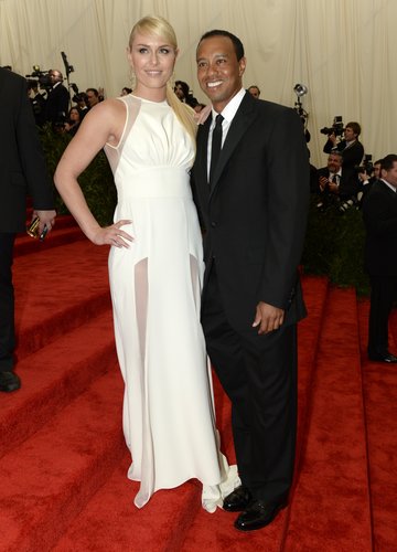 Lindsey Vonn and Tiger Woods at the Met Gala 2013.
Lindsey Vonn and Tiger Woods at the Met Gala 2013.