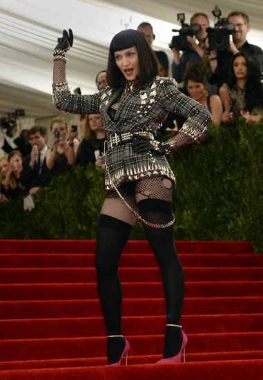Madonna at the Met Gala 2013.
Madonna at the Met Gala 2013.