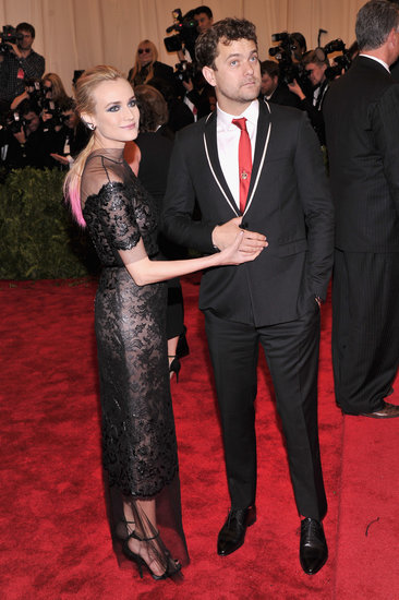 Diane Kruger's black Chanel sheath felt extraconservative thanks to black netting up to her throat and all the way over her ankles. She made things punkier with a dip-dyed ponytail (boyfriend Joshua Jackson left the hot pink to her).
Diane Kruger's black Chanel sheath felt extraconservative thanks to black netting up to her throat and all the way over her ankles. She made things punkier with a dip-dyed ponytail (boyfriend Joshua Jackson left the hot pink to her).