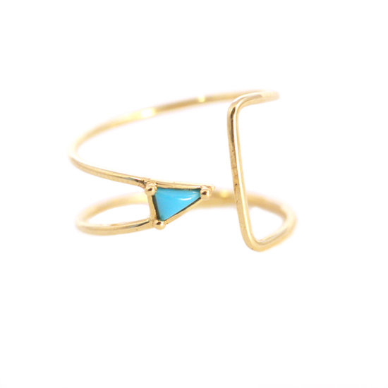 This gorgeous Mociun curved triangle ring ($557) will easily become your everyday ring.
This gorgeous Mociun curved triangle ring ($557) will easily become your everyday ring.