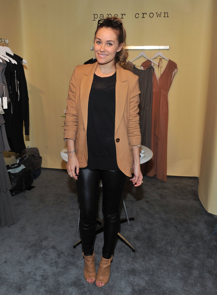 Lauren married camel and black in a crisp blazer, leather pants, and perforated booties in 2011.
Lesson from Lauren: camel and black make a powerful pair.
Lauren married camel and black in a crisp blazer, leather pants, and perforated booties in 2011.
Lesson from Lauren: camel and black make a powerful pair.