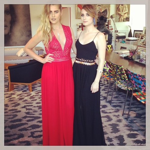 Emma Roberts and Teresa Palmer posed together before heading to the red carpet.
Source: Instagram user emmarobertst6
Emma Roberts and Teresa Palmer posed together before heading to the red carpet.
Source: Instagram user emmarobertst6