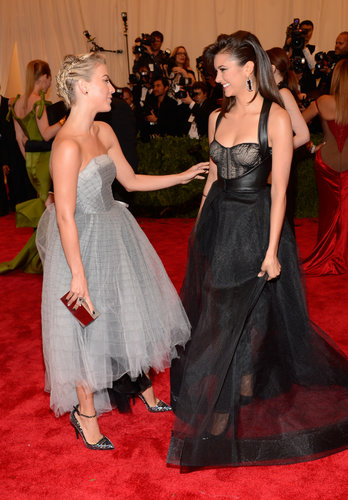 Julianne Hough and Nina Dobrev shared a laugh on the carpet after taking a girls' getaway to Miami last week.
Julianne Hough and Nina Dobrev shared a laugh on the carpet after taking a girls' getaway to Miami last week.