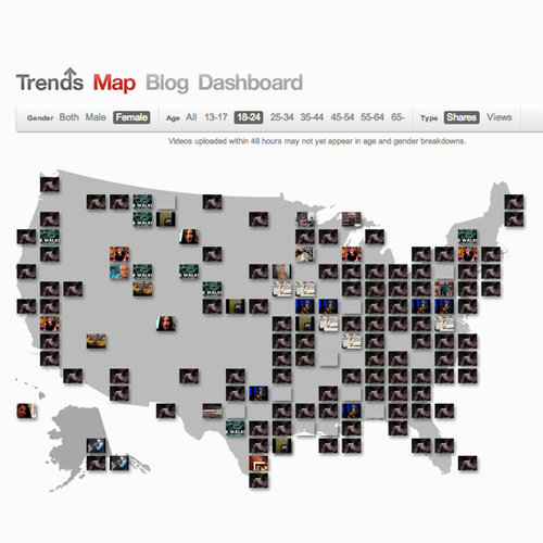 YouTube Trends Map