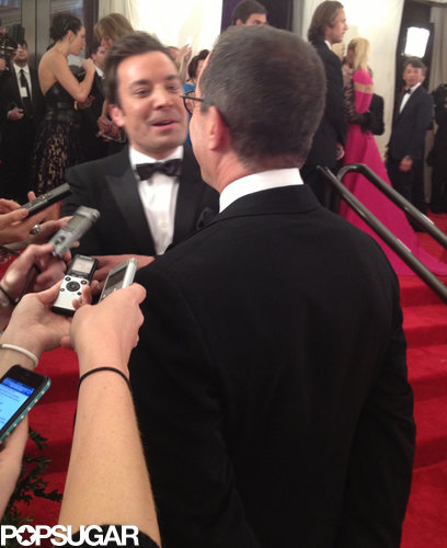 A conversation between Jerry Seinfeld and Jimmy Fallon was fun for the reporters!
A conversation between Jerry Seinfeld and Jimmy Fallon was fun for the reporters!