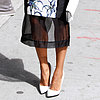 White Pump Shoes | Celebrity Pictures