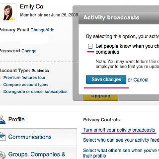 How to Stop Notifications When Updating LinkedIn Profile