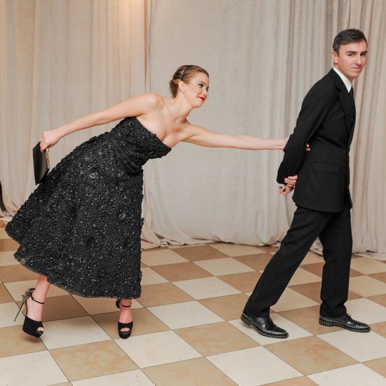 Jennifer Lawrence leaned over to get designer Raf Simons's attention.
Source: Billy Farrell/BFANYC.com
Jennifer Lawrence leaned over to get designer Raf Simons's attention.
Source: Billy Farrell/BFANYC.com