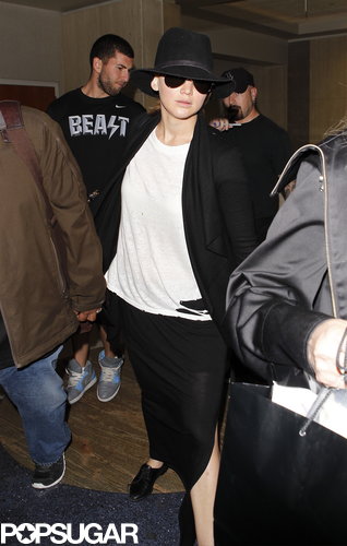 Jennifer Lawrence arrived in LAX.
Jennifer Lawrence arrived in LAX.