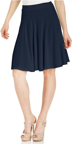 INC International Concepts Skirt, A-Line Knit-Jersey