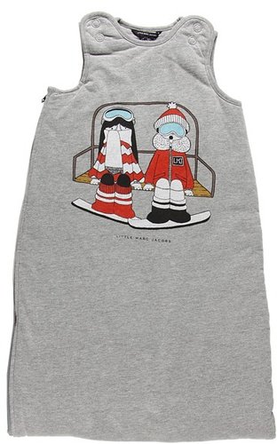 Little Marc Jacobs - John Gown (Newborn) (Heather Grey) - Apparel