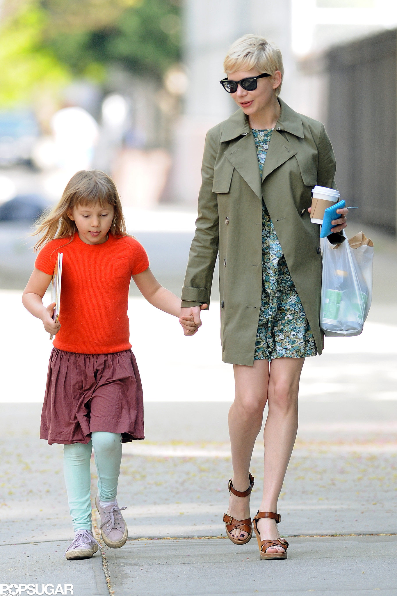 Michelle Williams and her little girl, Matilda Rose Ledger, took a