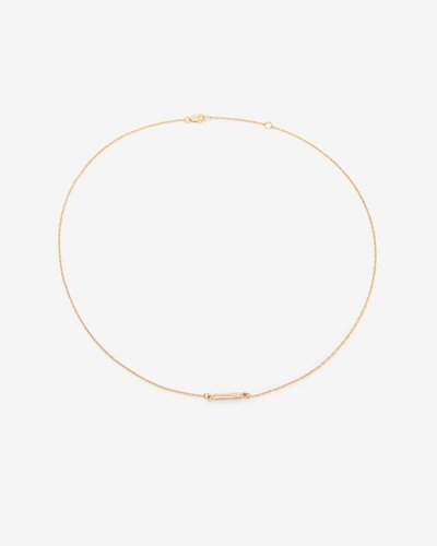 Jennifer Zeuner Mini Bar With Diamond Necklace
