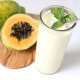 Papaya Mint Ginger Smoothie Recipe Papaya Mint Ginger Smoothie Recipe