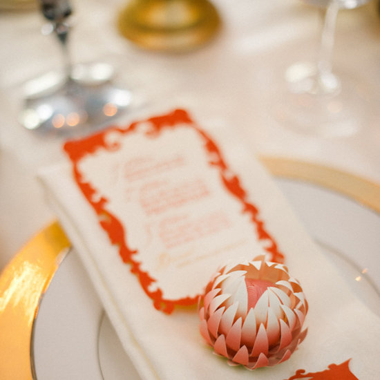 Paper Protea Place Cards Paper Protea Place Cards