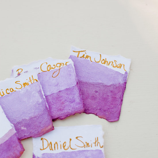 Watercolor Place Cards Watercolor Place Cards