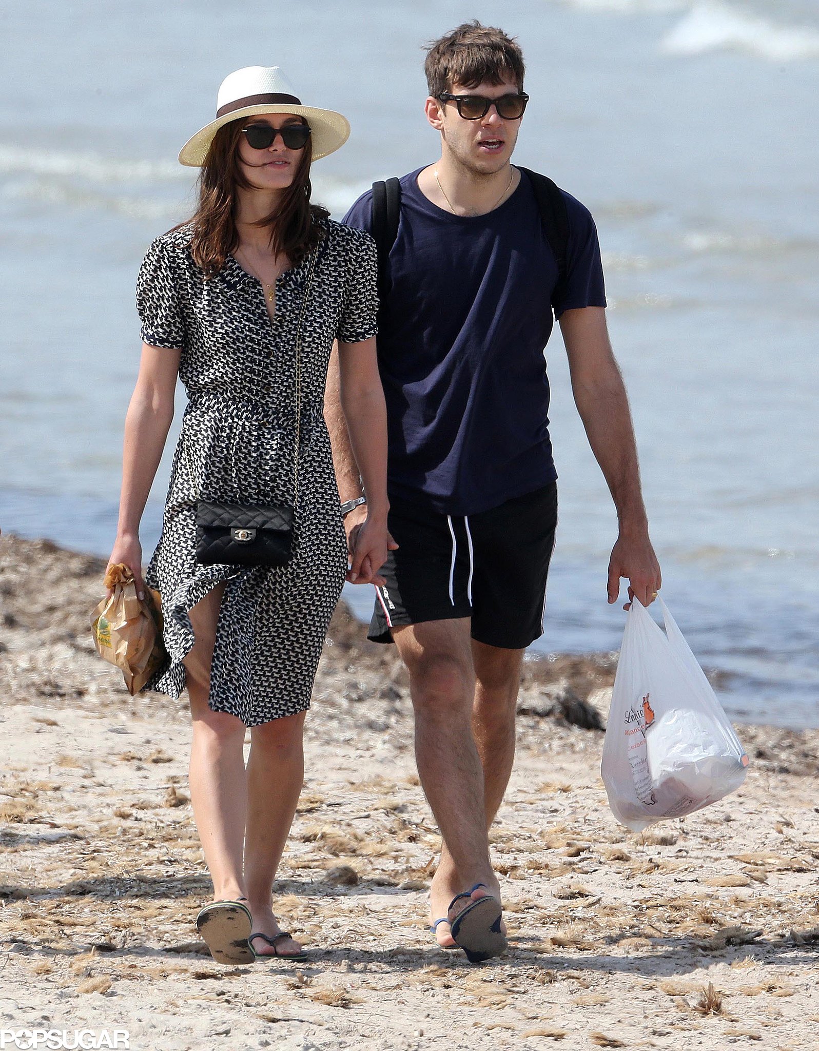 Keira Knightley and James Righton enjoyed the Corsica sun. New