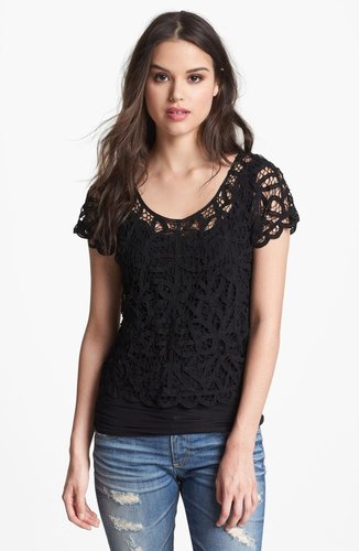 Hinge Battenburg Lace Top