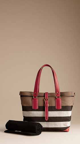 Burberry Check Canvas Baby Changing Bag Burberry Check Canvas Baby Changing Bag