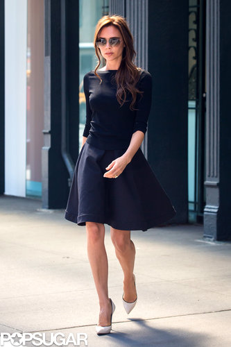 The Sidewalk Is a Catwalk For Victoria Beckham in NYC The Sidewalk Is a Catwalk For Victoria Beckham in NYC
