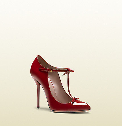 Beverly Patent Leather T-Strap Pump