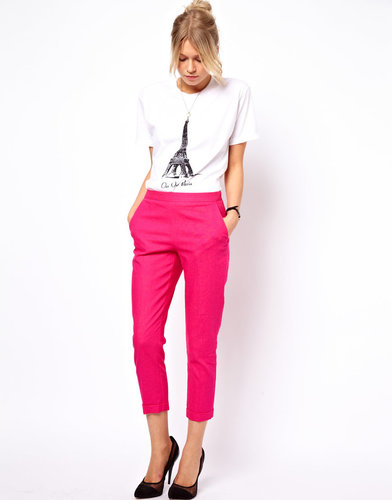 ASOS Crop Pants in Linen