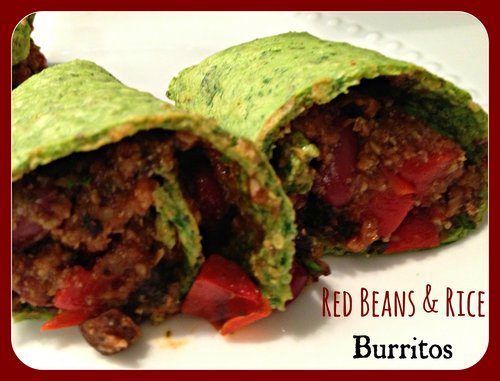 Red Beans & Rice Burritos