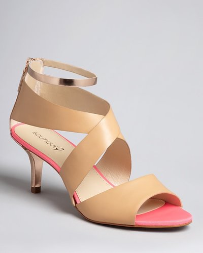 Boutique 9 Ankle Strap Sandals - Merista Mid Heel