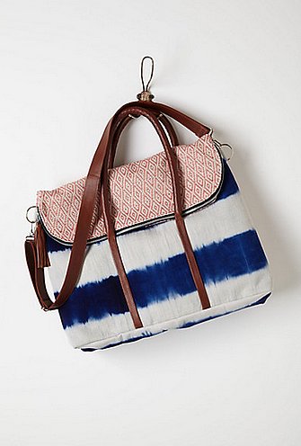 We love that this Mercado Global tie-dyed weekender bag ($298) supplies not one but two fabulous prints. From whatever angle, it'll get tons of double-takes from fellow travelers en route to your getaway.
We love that this Mercado Global tie-dyed weekender bag ($298) supplies not one but two fabulous prints. From whatever angle, it'll get tons of double-takes from fellow travelers en route to your getaway.