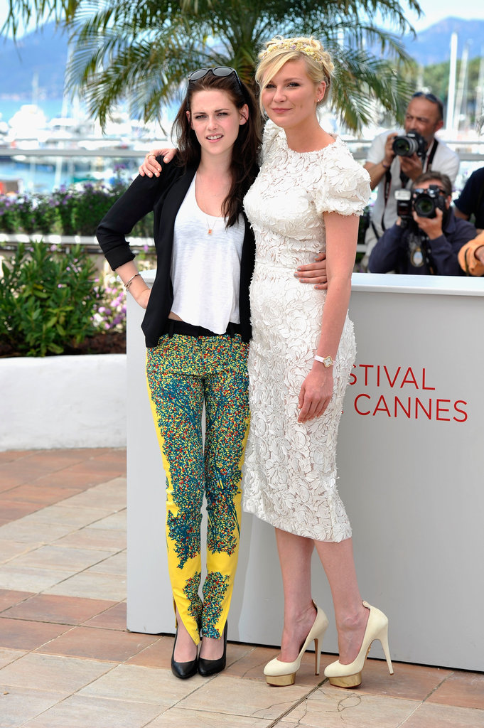 Kristen Stewart and Kirsten Dunst hugged at the Cannes Film Festival in 2012 during a photocall for On the Road.
Kristen Stewart and Kirsten Dunst hugged at the Cannes Film Festival in 2012 during a photocall for On the Road.