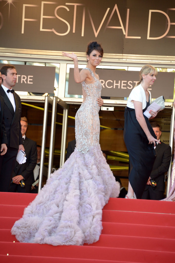 At the Cannes Film Festival in 2012, Eva Longoria wore a stunning lilac gown.
At the Cannes Film Festival in 2012, Eva Longoria wore a stunning lilac gown.
