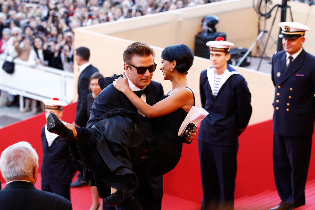 Alec Baldwin carried Hilaria Baldwin up some steps at the premiere of Moonrise Kingdom at the Cannes Film Festival in 2012.
Alec Baldwin carried Hilaria Baldwin up some steps at the premiere of Moonrise Kingdom at the Cannes Film Festival in 2012.