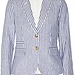 J.Crew Striped linen blazer