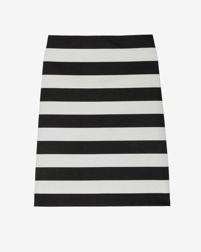 Robert Rodriguez Exclusive Striped Pencil Skirt