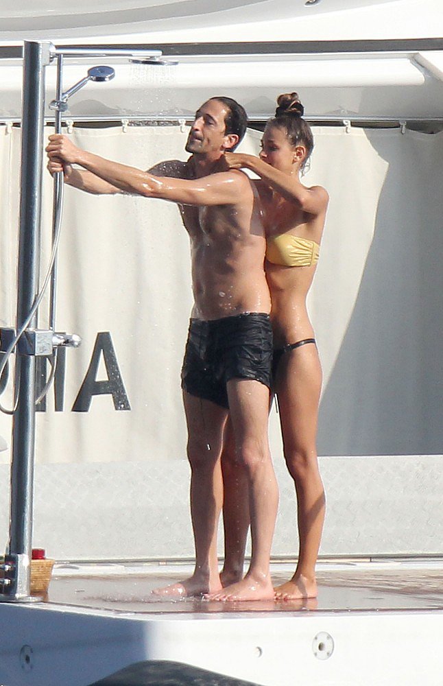 Adrien Brody and Lara Lieto got close while hanging on a yacht in St. Tropez during July 2012.
Adrien Brody and Lara Lieto got close while hanging on a yacht in St. Tropez during July 2012.