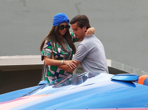 Kourtney Kardashian got a helping hand from her boyfriend Scott Disick as they prepped for a speed boat ride in Miami in September 2012.
Kourtney Kardashian got a helping hand from her boyfriend Scott Disick as they prepped for a speed boat ride in Miami in September 2012.