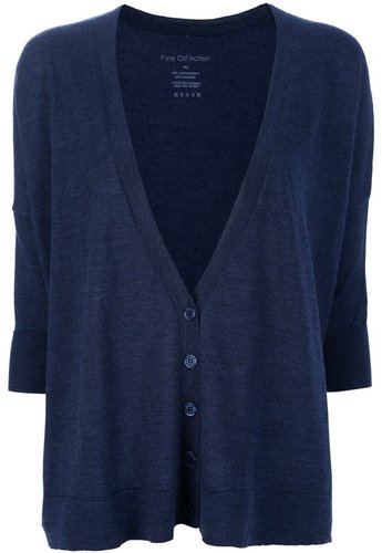 Fine Collection v-neck cardigan