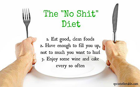 My "No Shit" Diet