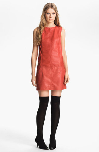 Miss Wu Leather Shift Dress (Nordstrom Exclusive)