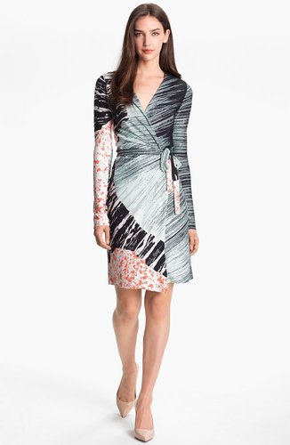 DVF's perpetually flattering wrap dress ($375) will make a nice addition to a still-growing work wardrobe.
DVF's perpetually flattering wrap dress ($375) will make a nice addition to a still-growing work wardrobe.