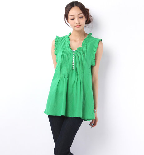 ローズ バッド (ATOLL PALME)EMBROID SLVLESS TUNIC