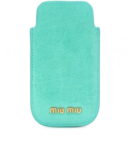 Miu Miu CROCO-EMBOSSED IPHONE CASE