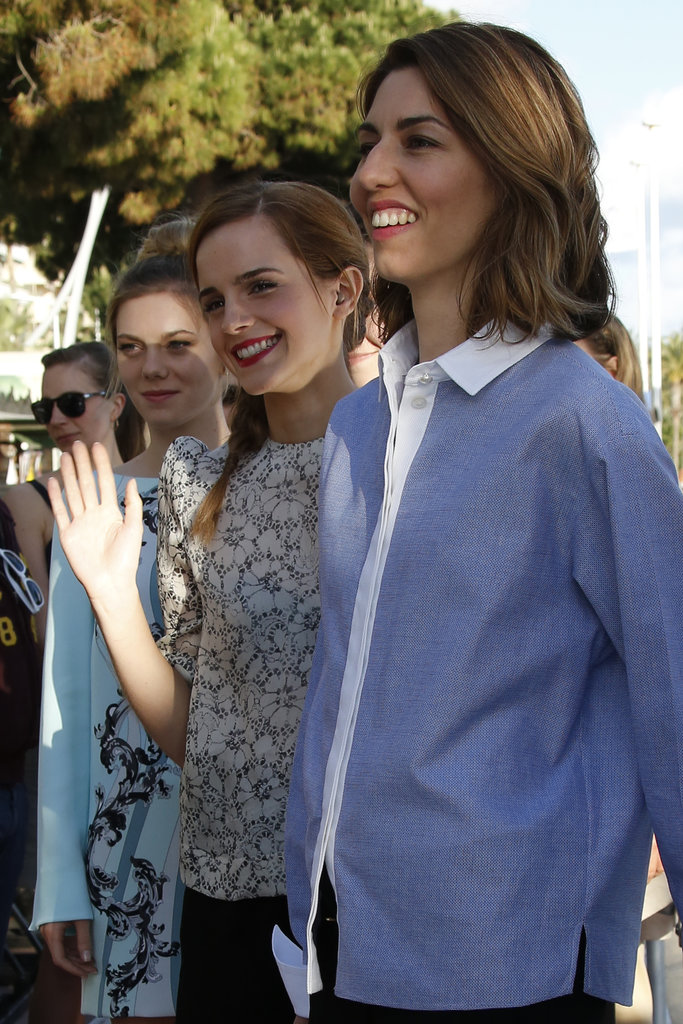 Emma Watson and Sofia Coppola promoted The Bling Ring at Cannes.
Emma Watson and Sofia Coppola promoted The Bling Ring at Cannes.
