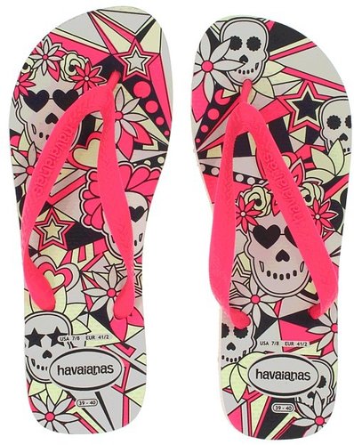 Havaianas - Fun Flip Flops (White) - Footwear