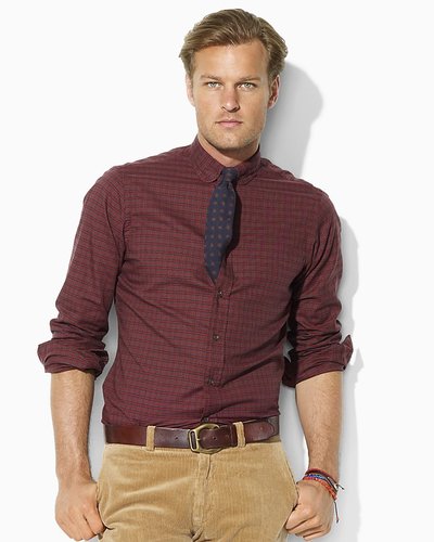Polo Ralph Lauren Slim Fit Cotton Twill Sport Shirt