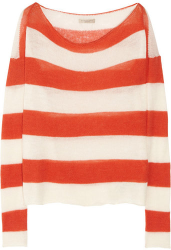 Burberry Brit Striped alpaca sweater