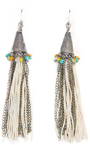 Long chain earrings